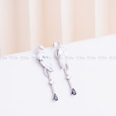 Quartz Flamingo Drop Earing